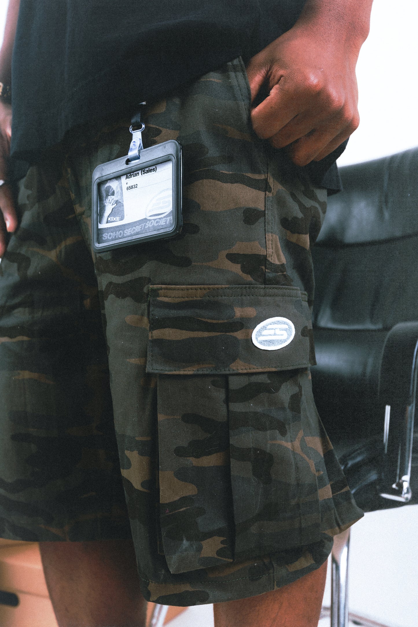 Bermuda Cargo 'Woodland Camo'