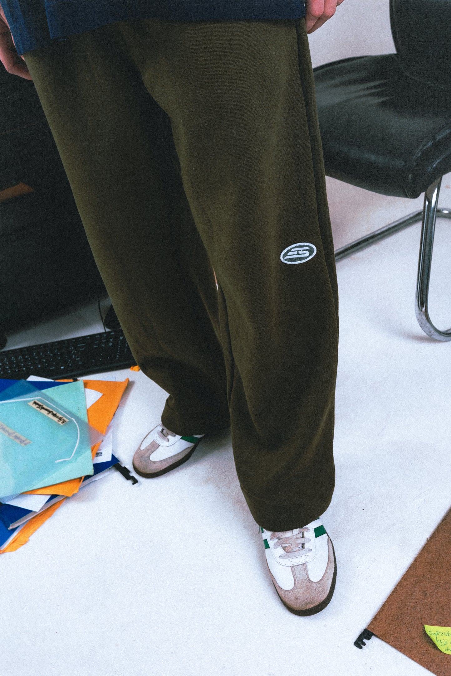 Calça Moletom Oversized '3S Icon' Verde