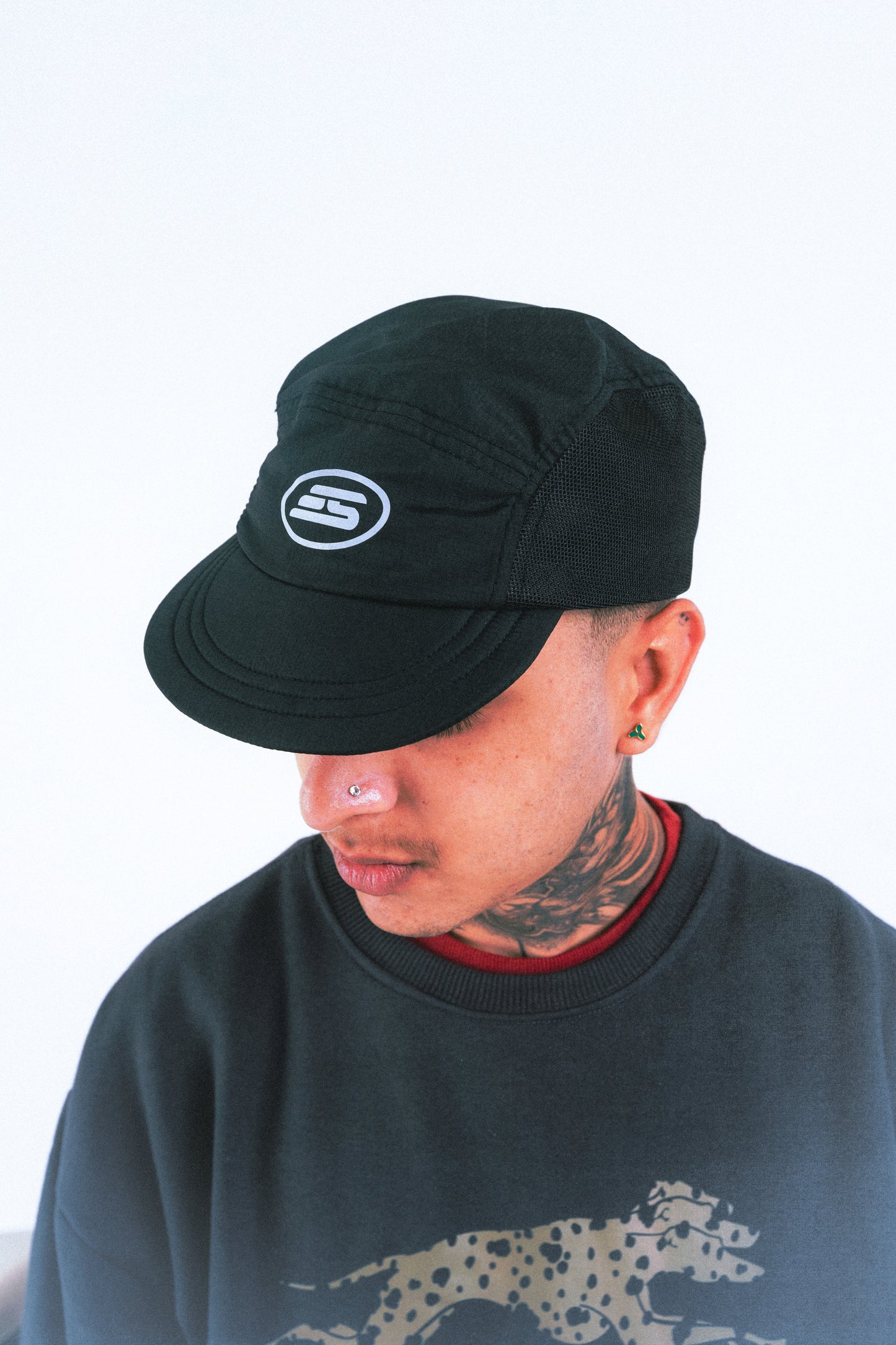 Boné 5-panel Tech Runner '3S Icon' Preto