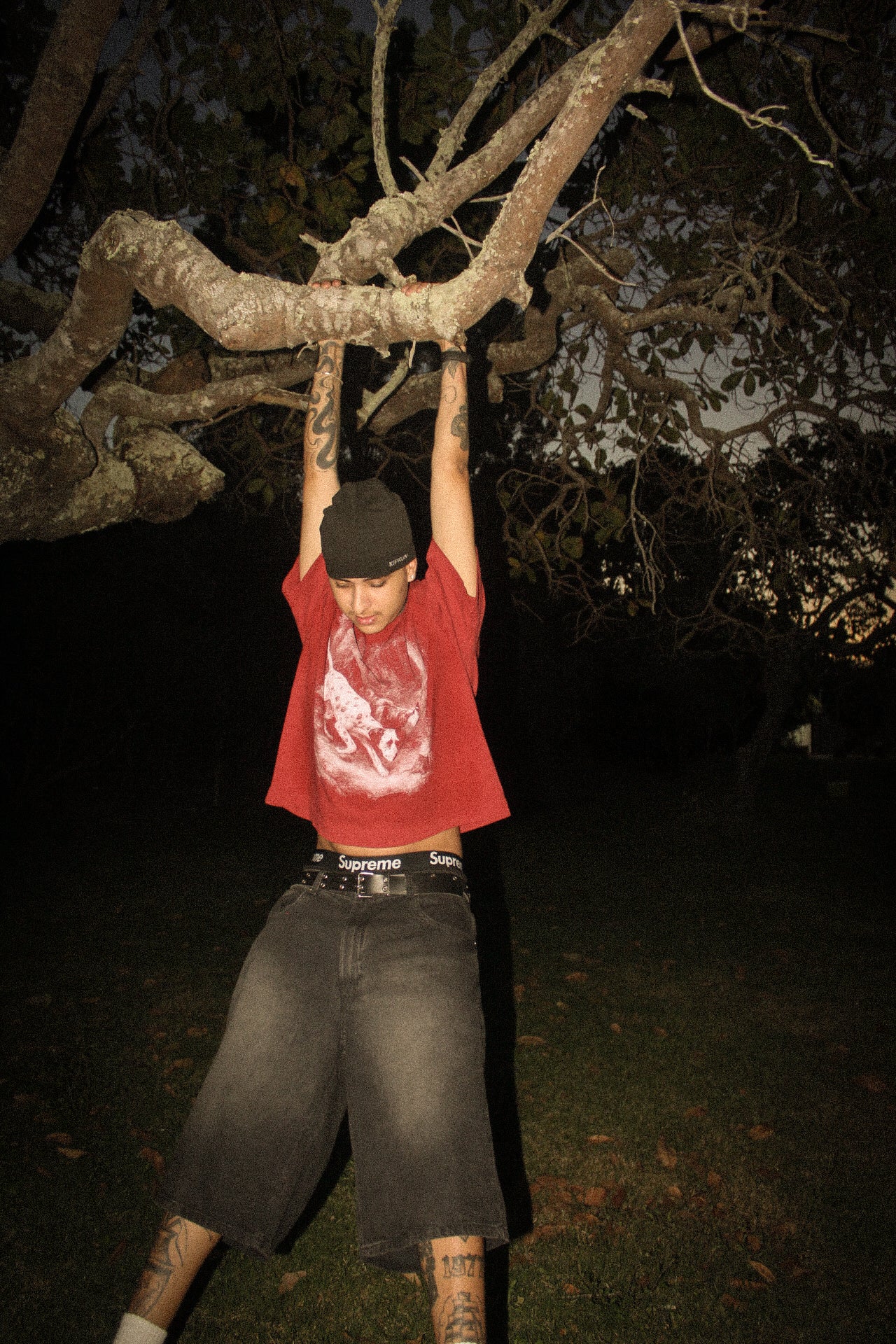 Camiseta Heavy Boxy "Hunter's day" Bordô
