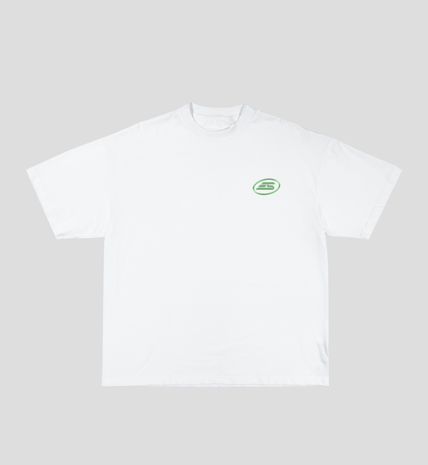 Camiseta Heavy Oversized 'Software' Branca
