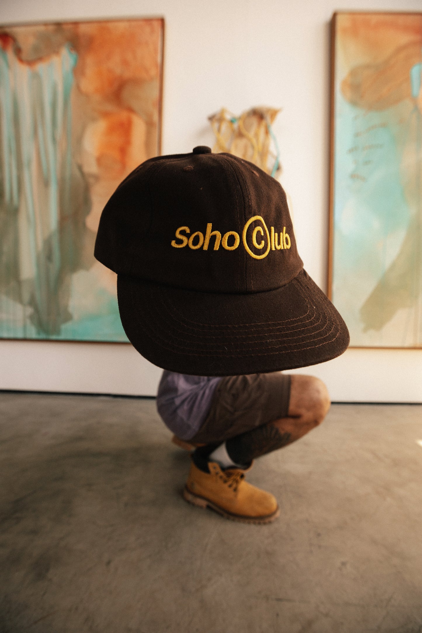 Boné 6-panel "Trademark" Marrom