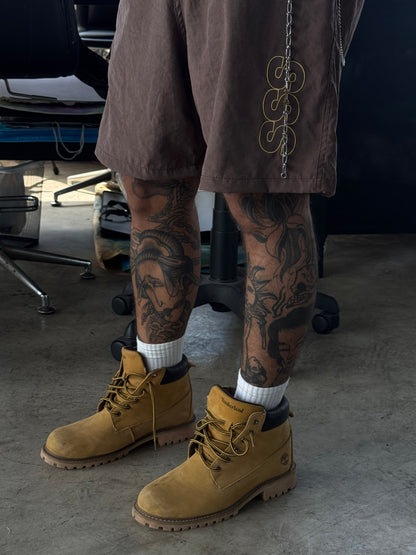 Short Cargo "SSS" Marrom