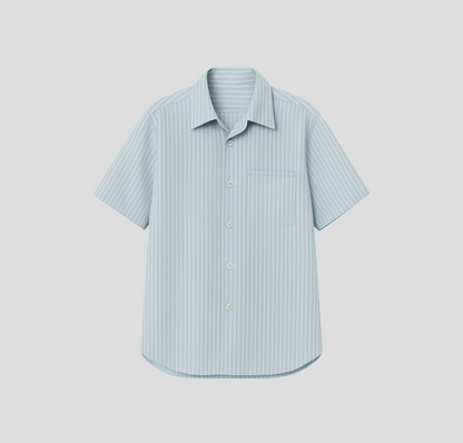 Camisa de botão listrada "SSS"