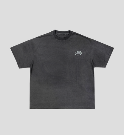 Camiseta Heavy Oversized 'Software' Grafite