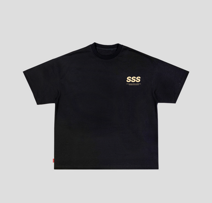 Camisa boxy "SSS Ring" Preta