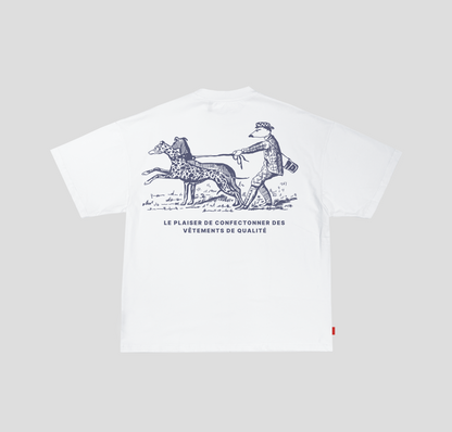 Camisa boxy "A Walk in the Park" Off-white
