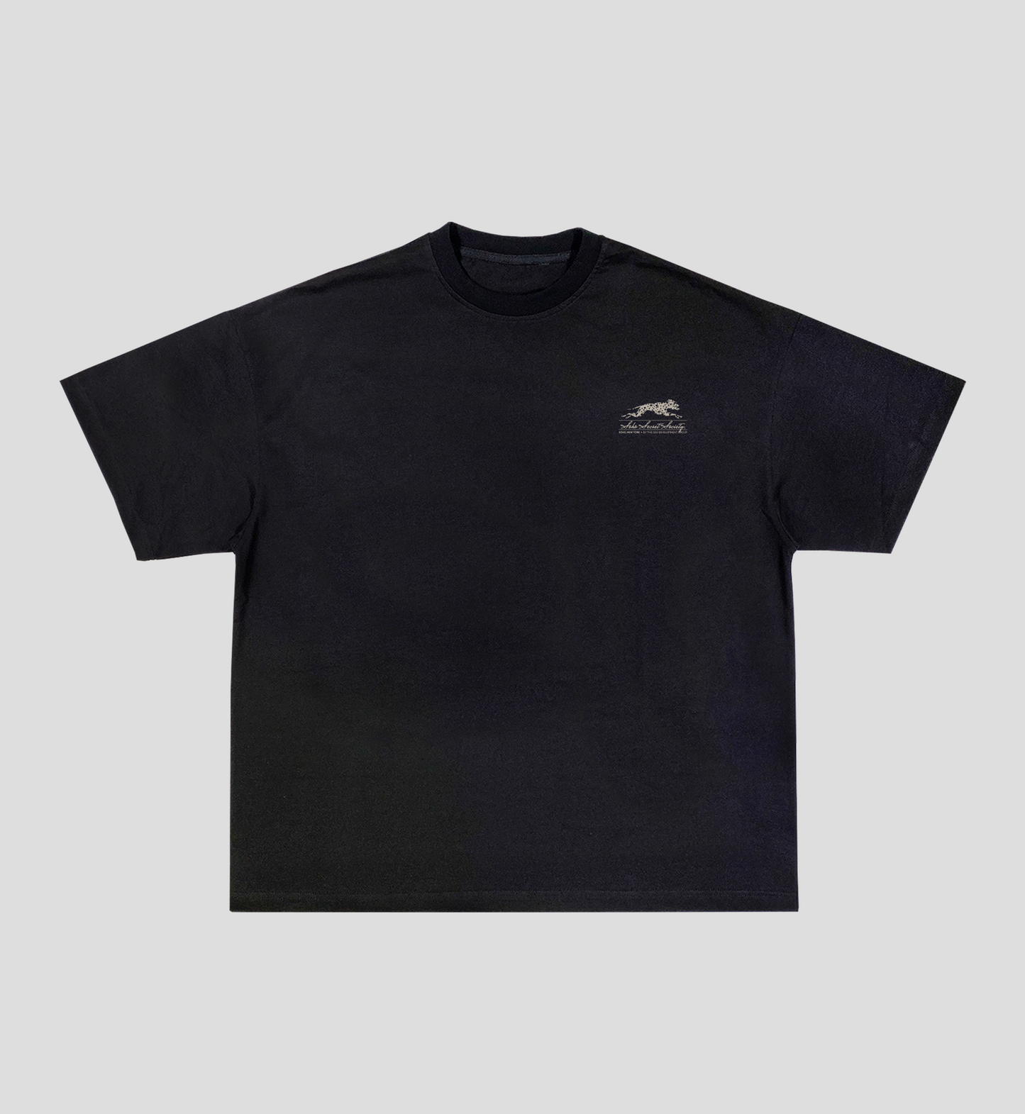 Camiseta Boxy 'Dalmatian' Preta