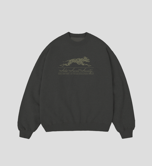 Crewneck 'Dalmatian' Cinza Escuro