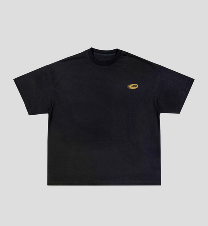 Camiseta Boxy 'Soho Logistics' Preta