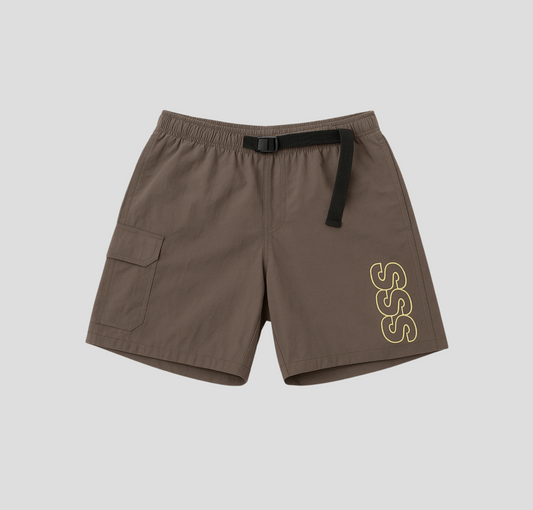Short Cargo "SSS" Marrom