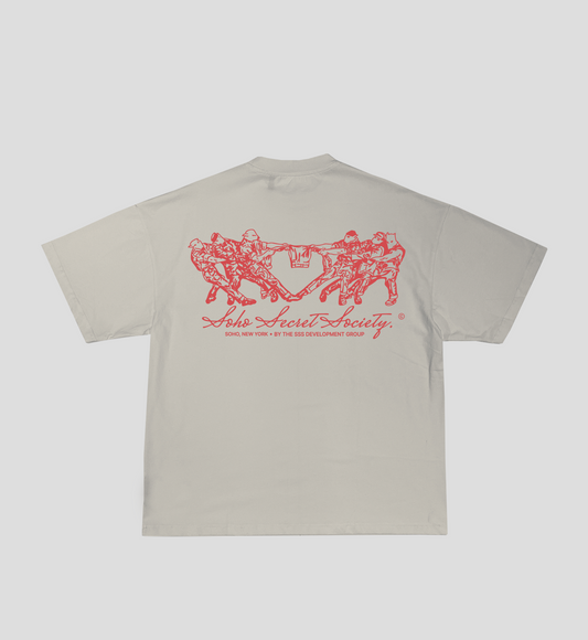 Camiseta Boxy 'Work in Progress' Gelo