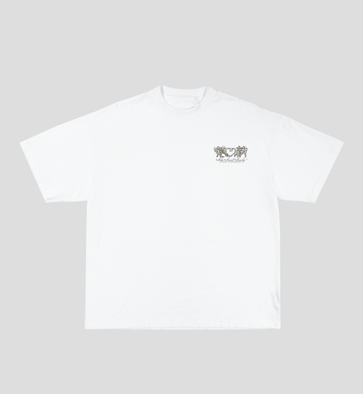Camiseta Boxy 'Work in Progress' Branca
